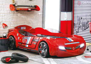 Helux Car Bed BiTurbo Series Red